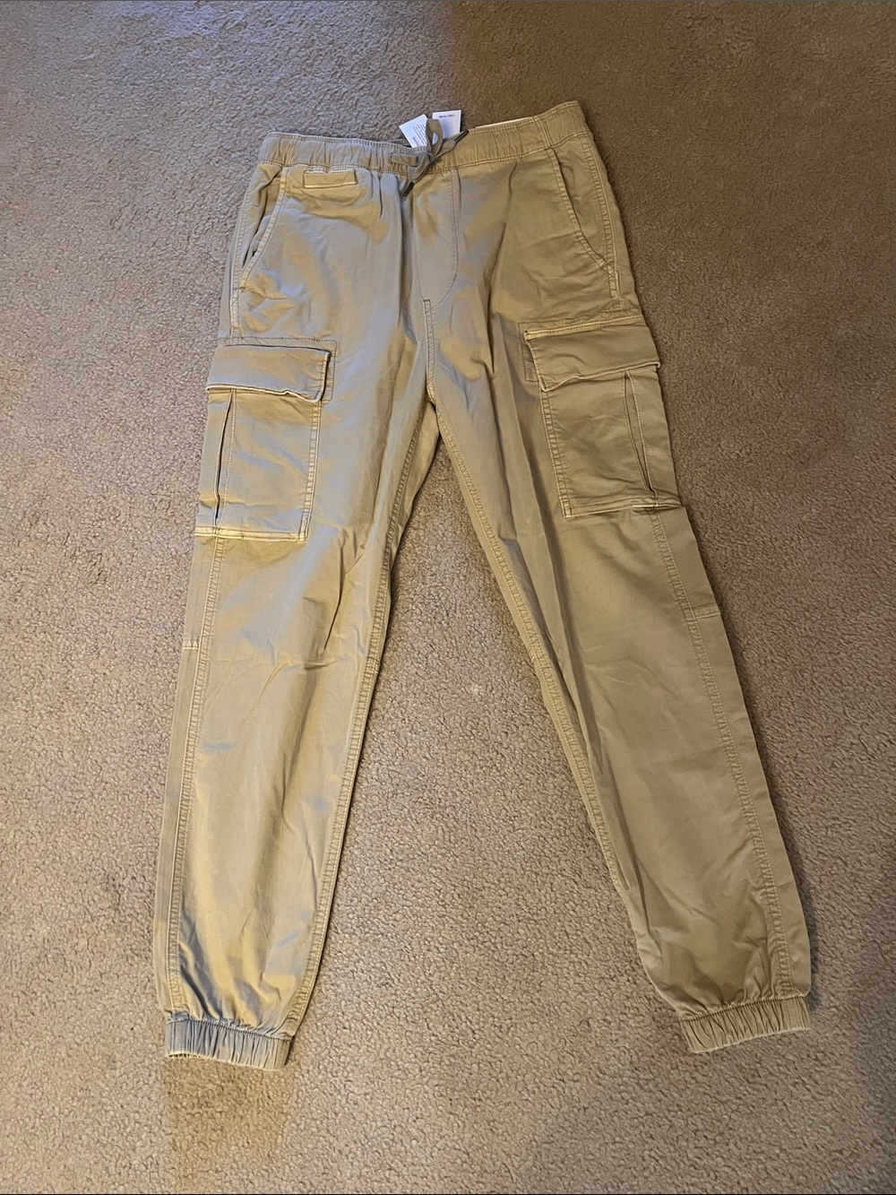 American Eagle Outfitters Tan Cargo Jogger Pants
